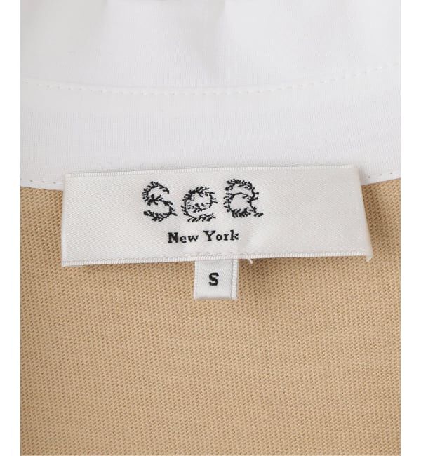 IENA LA BOUCLE「SEA NEW YORK シーニューヨーク JULIET EMB S/SLV RUGBY TOP PF26-127」|Tシャツ・カットソー|