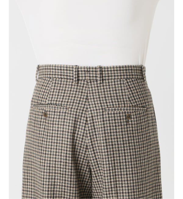 IENA「《予約》COUTURE D'ADAM/クチュールドアダム 別注 Shepherd Check Wide PT  26AW-078」|スラックス|