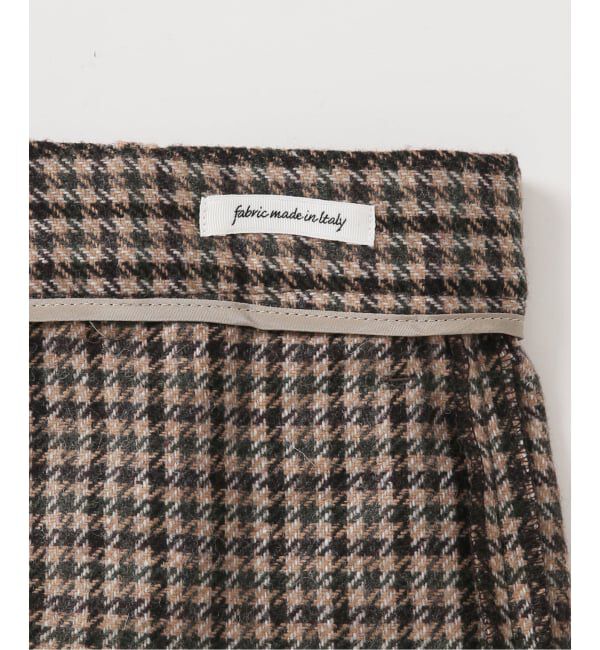 IENA「《予約》COUTURE D'ADAM/クチュールドアダム 別注 Shepherd Check Wide PT  26AW-078」|スラックス|