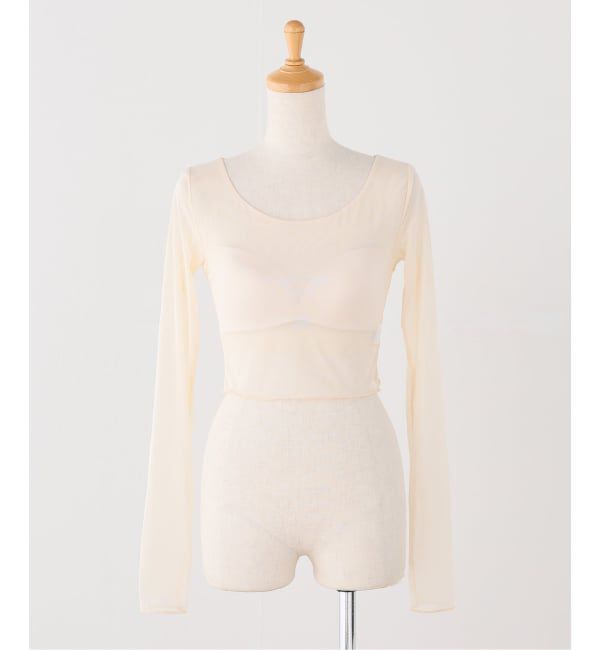 IENA LA BOUCLE「NICENICE MOMENT ナイスナイスモーメント MESH LAYERD SHELL NNI-6309」|その他|ナチュラル
