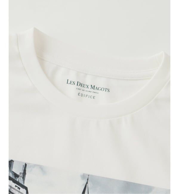 EDIFICE「LES DEUX MAGOTS (ドゥマゴ)  フォトTシャツ」|Tシャツ・カットソー|