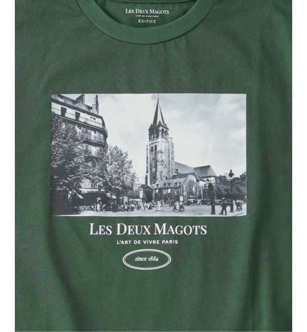 EDIFICE「LES DEUX MAGOTS (ドゥマゴ)  フォトTシャツ」|Tシャツ・カットソー|