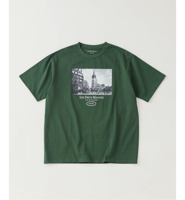 EDIFICE「LES DEUX MAGOTS (ドゥマゴ)  フォトTシャツ」|Tシャツ・カットソー|