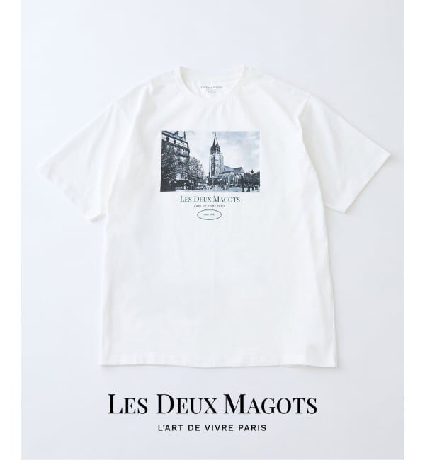 EDIFICE「LES DEUX MAGOTS (ドゥマゴ)  フォトTシャツ」|Tシャツ・カットソー|
