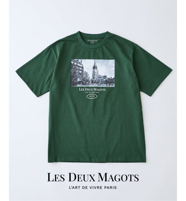 EDIFICE「LES DEUX MAGOTS (ドゥマゴ)  フォトTシャツ」|Tシャツ・カットソー|