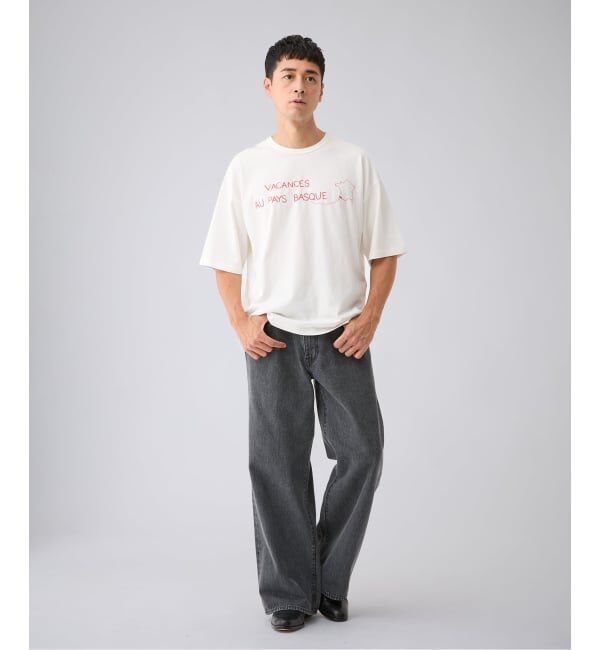EDIFICE「《予約》C.Bongrand &times; ETS.MATERIAUX Embroidery Tシャツ」|Tシャツ・カットソー|