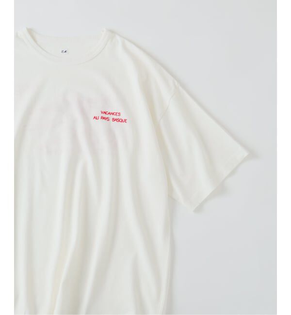 EDIFICE「《予約》C.Bongrand &times; ETS.MATERIAUX Embroidery Tシャツ」|Tシャツ・カットソー|