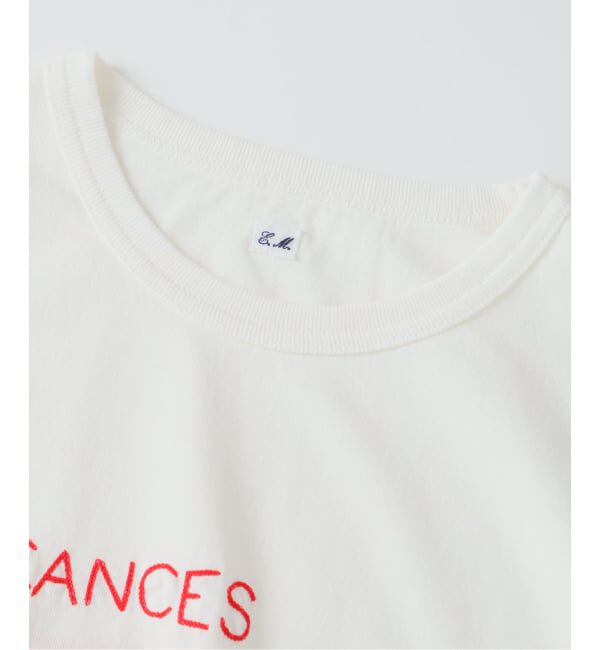 EDIFICE「《予約》C.Bongrand &times; ETS.MATERIAUX Embroidery Tシャツ」|Tシャツ・カットソー|