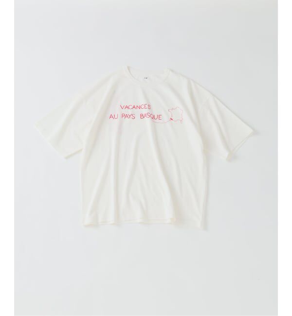 EDIFICE「《予約》C.Bongrand &times; ETS.MATERIAUX Embroidery Tシャツ」|Tシャツ・カットソー|