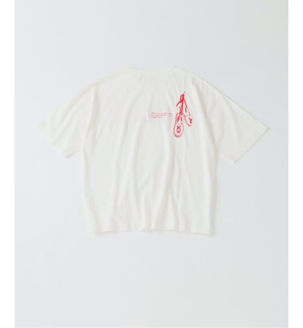 EDIFICE「《予約》C.Bongrand &times; ETS.MATERIAUX Embroidery Tシャツ」|Tシャツ・カットソー|