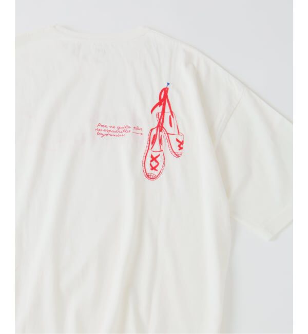 EDIFICE「《予約》C.Bongrand &times; ETS.MATERIAUX Embroidery Tシャツ」|Tシャツ・カットソー|