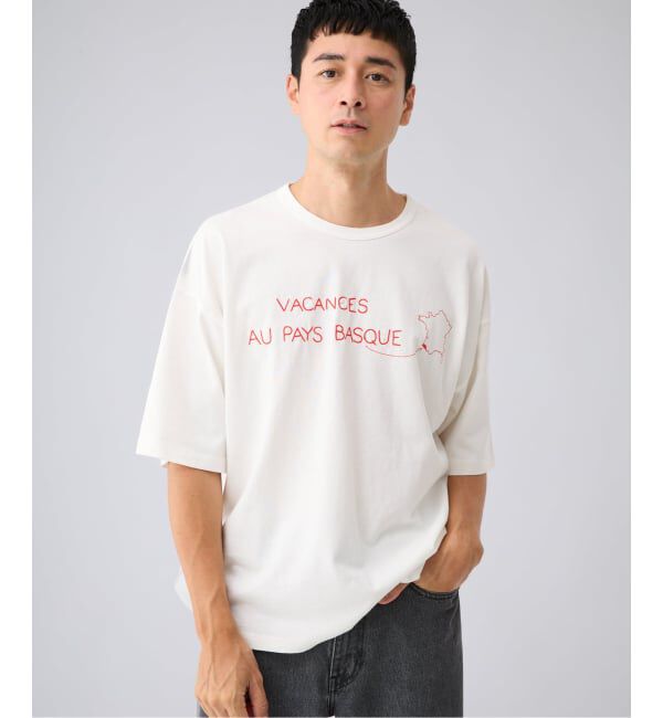 EDIFICE「《予約》C.Bongrand &times; ETS.MATERIAUX Embroidery Tシャツ」|Tシャツ・カットソー|