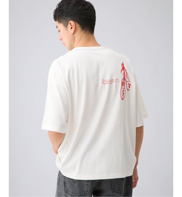 EDIFICE「《予約》C.Bongrand &times; ETS.MATERIAUX Embroidery Tシャツ」|Tシャツ・カットソー|