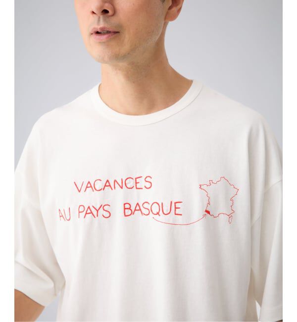 EDIFICE「《予約》C.Bongrand &times; ETS.MATERIAUX Embroidery Tシャツ」|Tシャツ・カットソー|