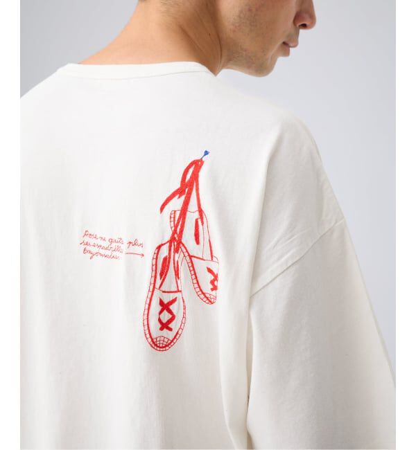 EDIFICE「《予約》C.Bongrand &times; ETS.MATERIAUX Embroidery Tシャツ」|Tシャツ・カットソー|