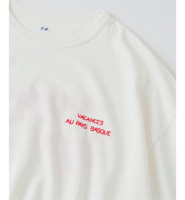 EDIFICE「《予約》C.Bongrand &times; ETS.MATERIAUX Embroidery Tシャツ」|Tシャツ・カットソー|