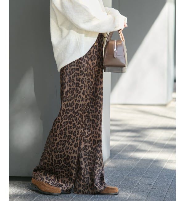 JOURNAL STANDARD「レオパードプリントギャザーパンツ」|その他|