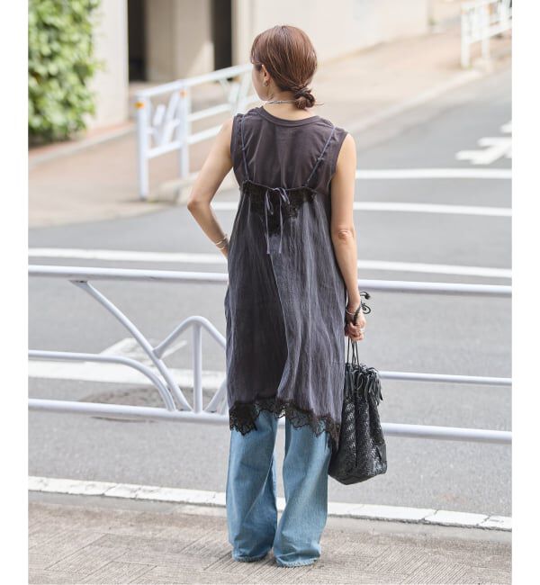 JOURNAL STANDARD「《追加4》フィブリルリヨセルキャミワンピース」|ワンピース|