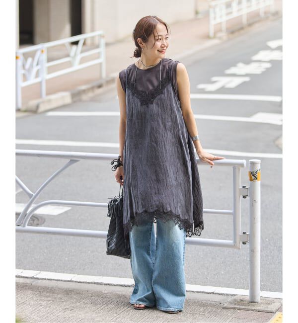 JOURNAL STANDARD「《追加4》フィブリルリヨセルキャミワンピース」|ワンピース|