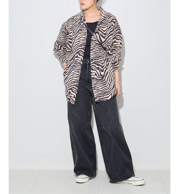 journal standard L'essage「別注【LUSANA / ルサーナ】SUN SHIRTS ZEBRA：シャツ」|シャツ・ブラウス|