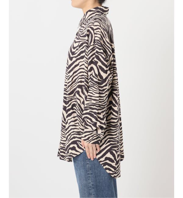 journal standard L'essage「別注【LUSANA / ルサーナ】SUN SHIRTS ZEBRA：シャツ」|シャツ・ブラウス|