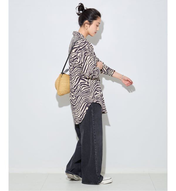 journal standard L'essage「別注【LUSANA / ルサーナ】SUN SHIRTS ZEBRA：シャツ」|シャツ・ブラウス|