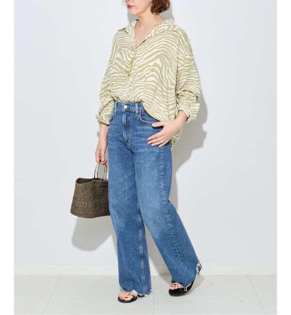 journal standard L'essage「別注【LUSANA / ルサーナ】SUN SHIRTS ZEBRA：シャツ」|シャツ・ブラウス|