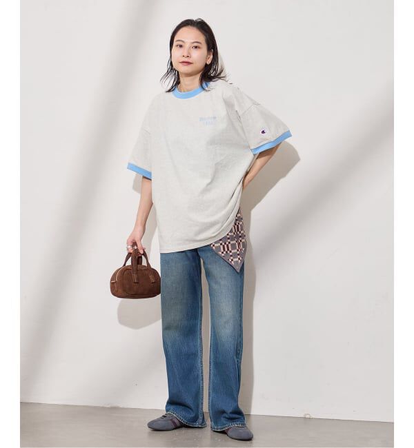 JOURNAL STANDARD「別注【CHAMPION/チャンピオン】16/1 Jersey Ringer TEE」|Tシャツ・カットソー|
