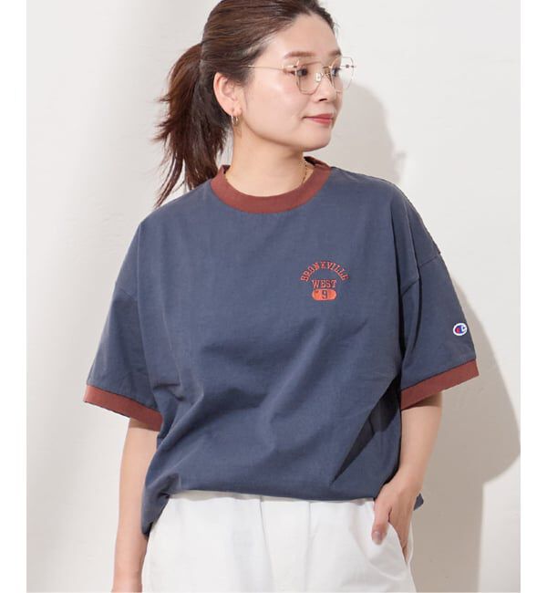 JOURNAL STANDARD「別注【CHAMPION/チャンピオン】16/1 Jersey Ringer TEE」|Tシャツ・カットソー|