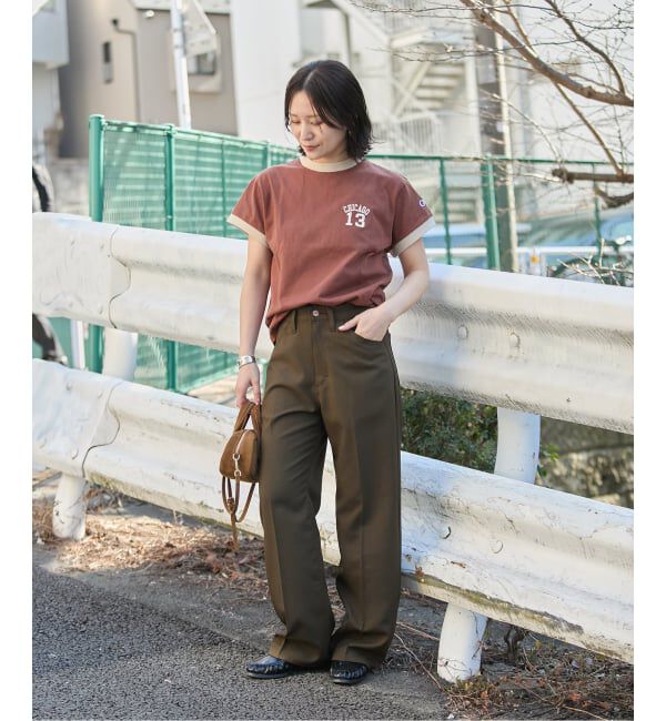 JOURNAL STANDARD「別注【CHAMPION/チャンピオン】16/1 Jersey Ringer TEE」|Tシャツ・カットソー|