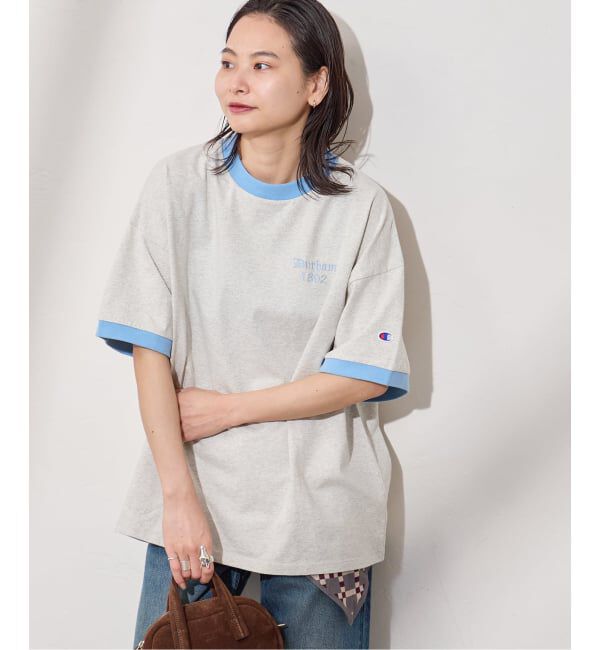 JOURNAL STANDARD「別注【CHAMPION/チャンピオン】16/1 Jersey Ringer TEE」|Tシャツ・カットソー|