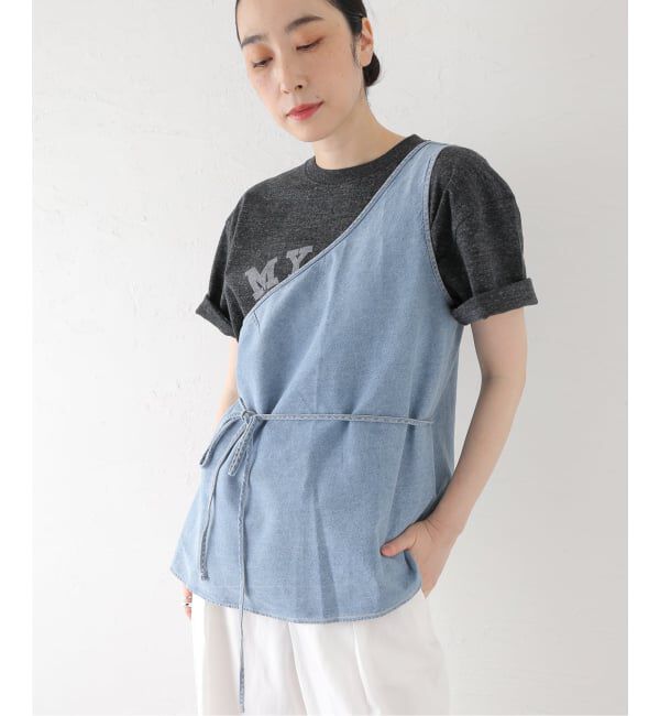journal standard L'essage「【BASERANGE/ベースレンジ】EYE TOP トップス」|シャツ・ブラウス|ブルー