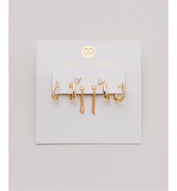 journal standard L'essage「《WEB限定》Girlscrew/ガールズクルー Glowing ピアス(8ピース1セット)」|ピアス|