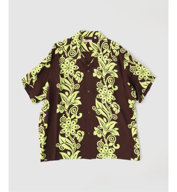 JOURNAL STANDARD「SUN SURF / サンサーフ "PICTOGRAPH FLOWER"S/S RAYON HAWAIIAN SHIRT」|シャツ・ブラウス|ブラウン