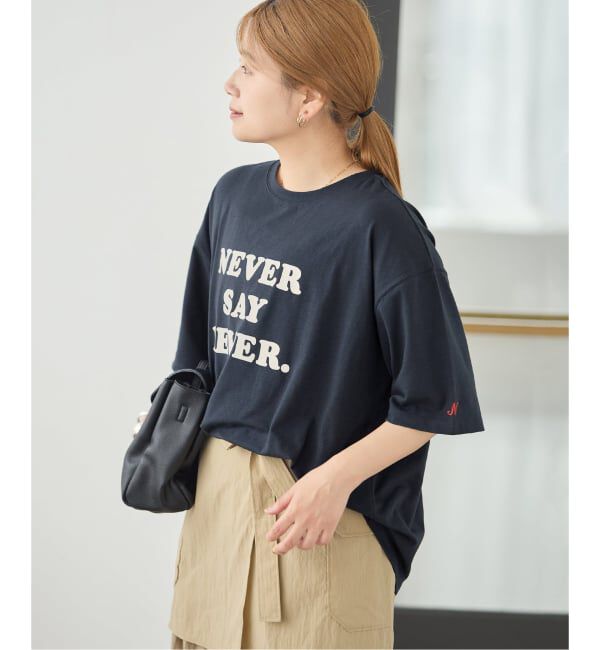 JOURNAL STANDARD「JS  FES NEVER  LOGO Tシャツ」|Tシャツ・カットソー|