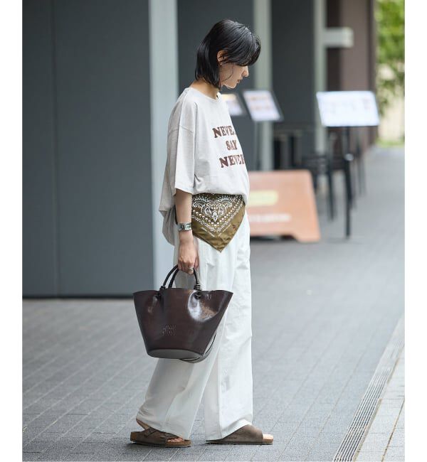 JOURNAL STANDARD「JS  FES NEVER  LOGO Tシャツ」|Tシャツ・カットソー|