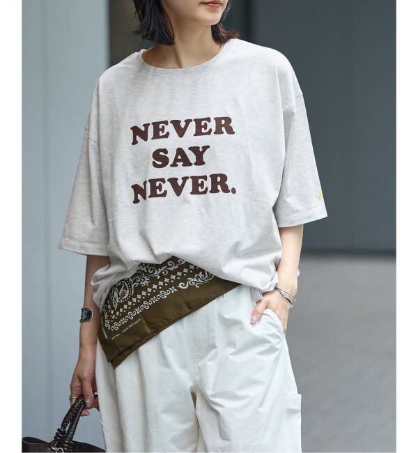 JOURNAL STANDARD「JS  FES NEVER  LOGO Tシャツ」|Tシャツ・カットソー|