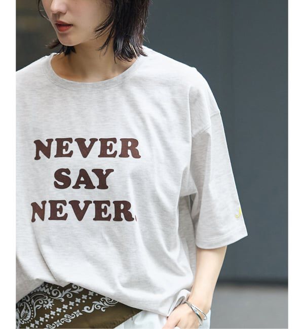 JOURNAL STANDARD「JS  FES NEVER  LOGO Tシャツ」|Tシャツ・カットソー|