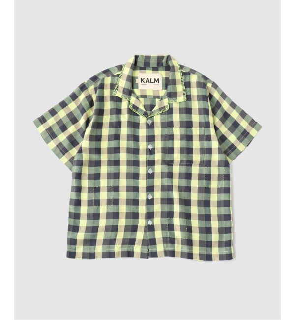 JOURNAL STANDARD「KALM / カーム Contrast Stitch Pah-Kaow Mah camp shirt」|シャツ・ブラウス|グリーン
