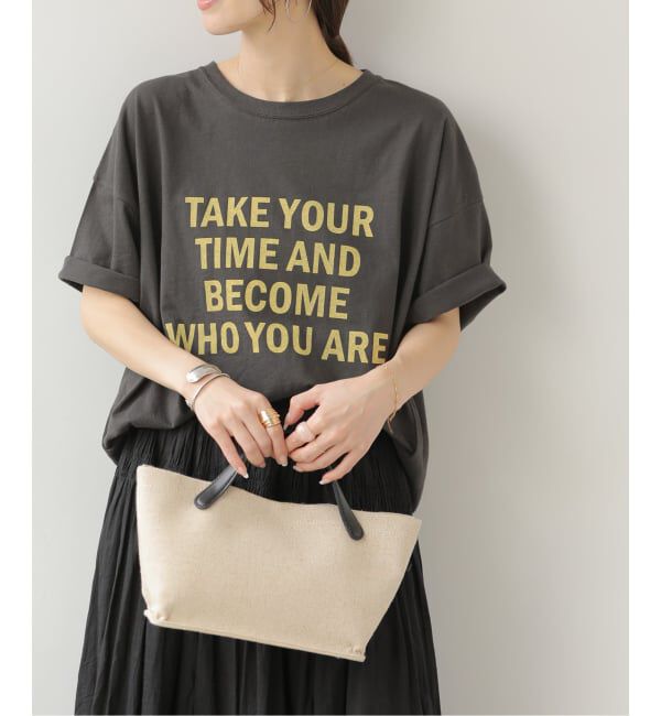 JOURNAL STANDARD relume「メッセージロゴTシャツ」|Tシャツ・カットソー|グレー