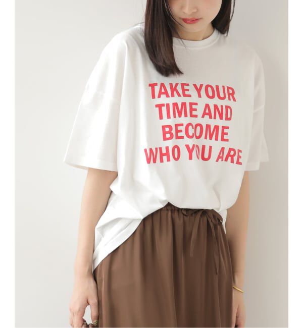 JOURNAL STANDARD relume「メッセージロゴTシャツ」|Tシャツ・カットソー|