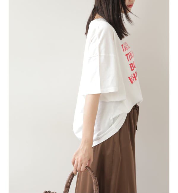 JOURNAL STANDARD relume「メッセージロゴTシャツ」|Tシャツ・カットソー|