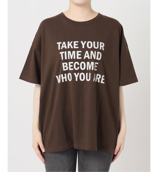 JOURNAL STANDARD relume「メッセージロゴTシャツ」|Tシャツ・カットソー|