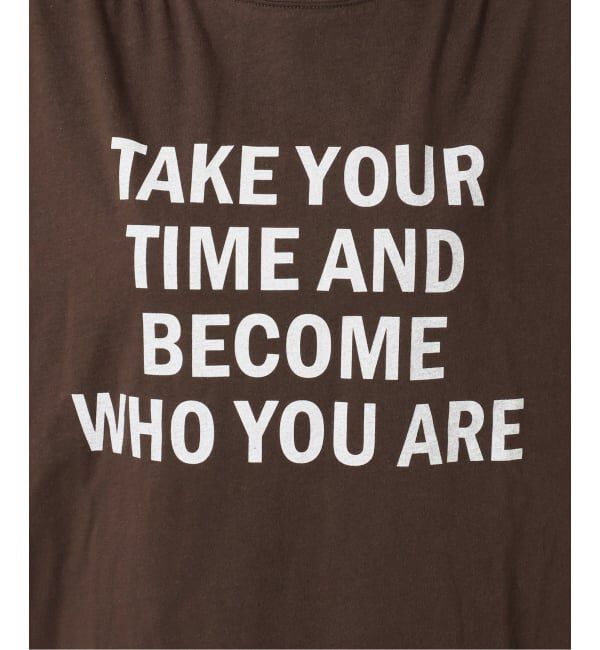 JOURNAL STANDARD relume「メッセージロゴTシャツ」|Tシャツ・カットソー|
