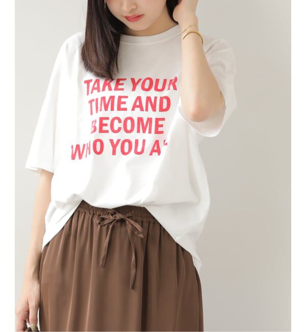 JOURNAL STANDARD relume「メッセージロゴTシャツ」|Tシャツ・カットソー|