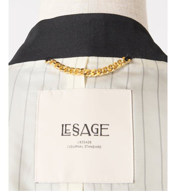 journal standard L'essage「《予約》ヴィスポリギャバノーカラージャケット」|ノーカラージャケット|