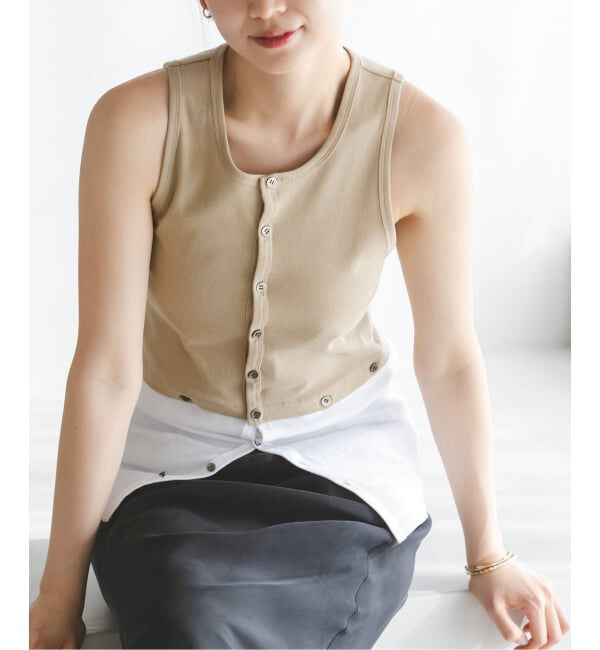NOBLE「《カラー別注》KAYLE/ケイル HIGH GAUGE RIB DETACHABLE TANK」|タンクトップ|