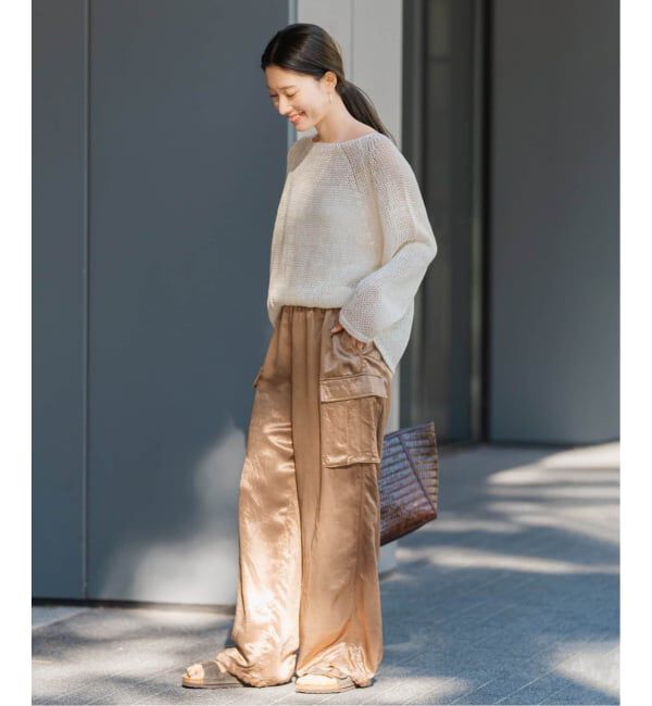 FRAMeWORK「≪新色 / 追加≫LINEN CORD ニット」|ニット・セーター|