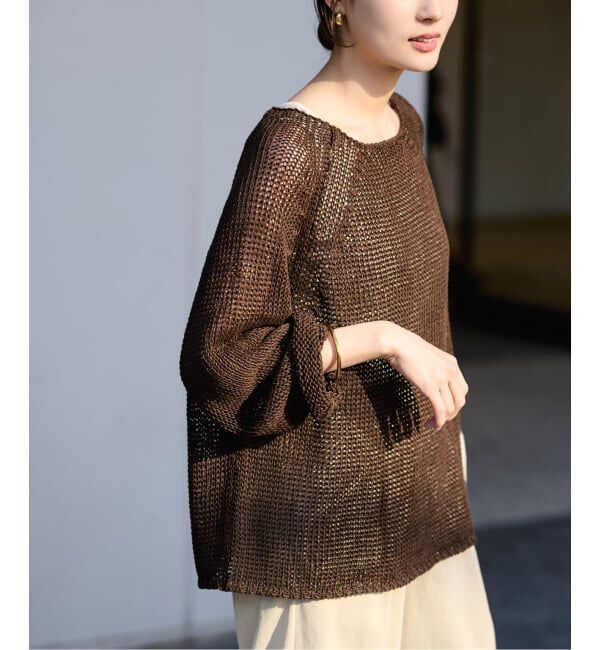 FRAMeWORK「≪新色 / 追加≫LINEN CORD ニット」|ニット・セーター|
