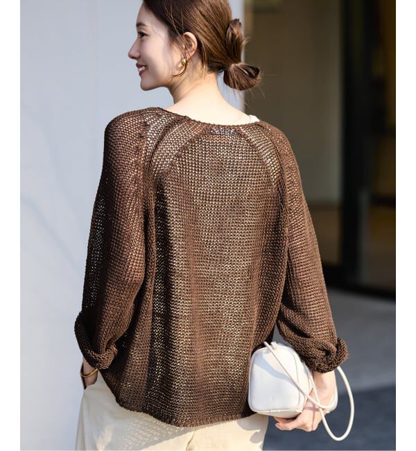 FRAMeWORK「≪新色 / 追加≫LINEN CORD ニット」|ニット・セーター|
